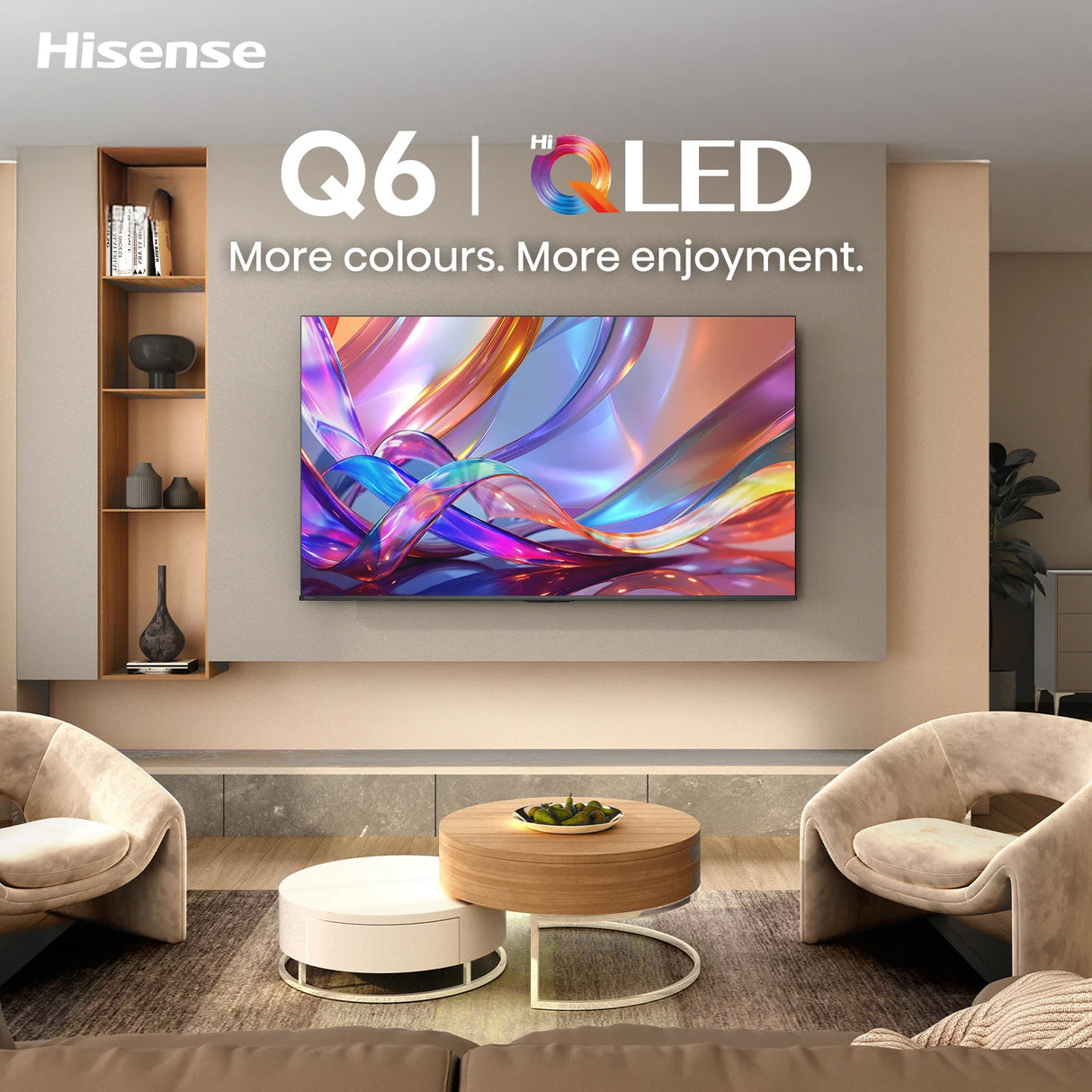 Hisense 75" Q6S Hi-QLED 4K Smart TV 75Q6SAU