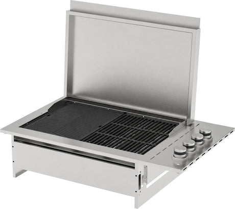 Casa 4 Burner Built-In Gas BBQ Grill Stainless Steel 4CBBQSS