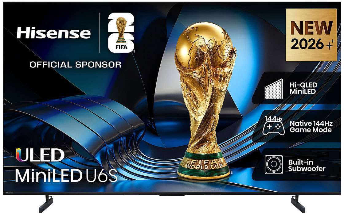 Hisense 50" Series U6S ULED Mini-LED 4K Smart TV 50U6SAU