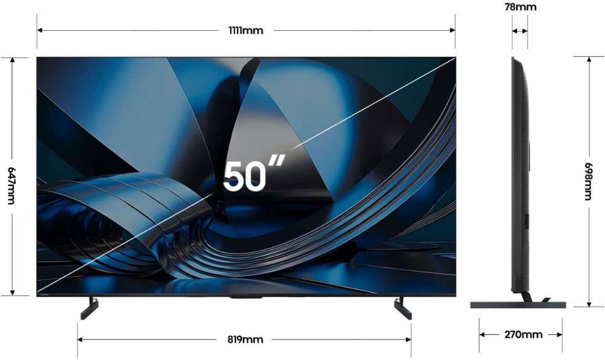 Hisense 50" Series U6S ULED Mini-LED 4K Smart TV 50U6SAU