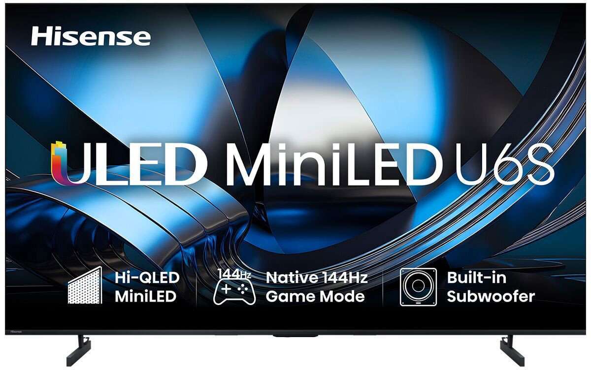 Hisense 50" Series U6S ULED Mini-LED 4K Smart TV 50U6SAU