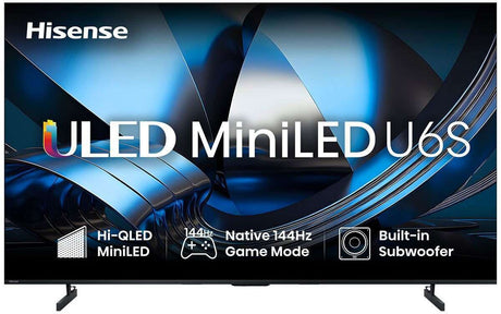 Hisense 50" Series U6S ULED Mini-LED 4K Smart TV 50U6SAU