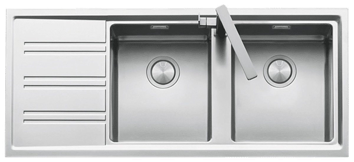 Abey Easy Double Bowl Inset Sink With Drainer EASY200R