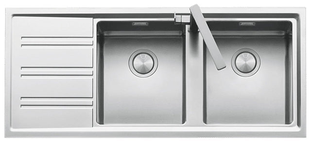 Abey Easy Double Bowl Inset Sink With Drainer EASY200R