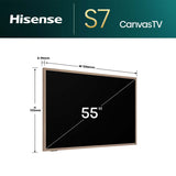 Hisense 55" S7NAU 4K QLED Canvas TV 55S7NAU
