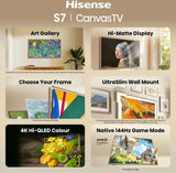 Hisense 55" S7S Hi-QLED 4K Canvas TV 55S7SAU