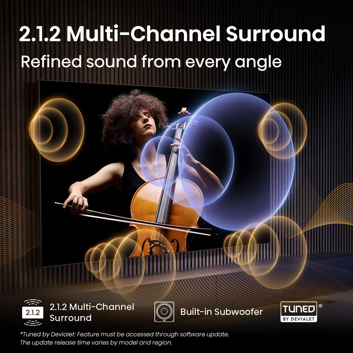 Hisense 55" U7QAU Series Mini-LED ULED 4K Smart TV 55U7QAU