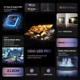 Hisense 85" U7QAU Series Mini-LED ULED 4K Smart TV 85U7QAU