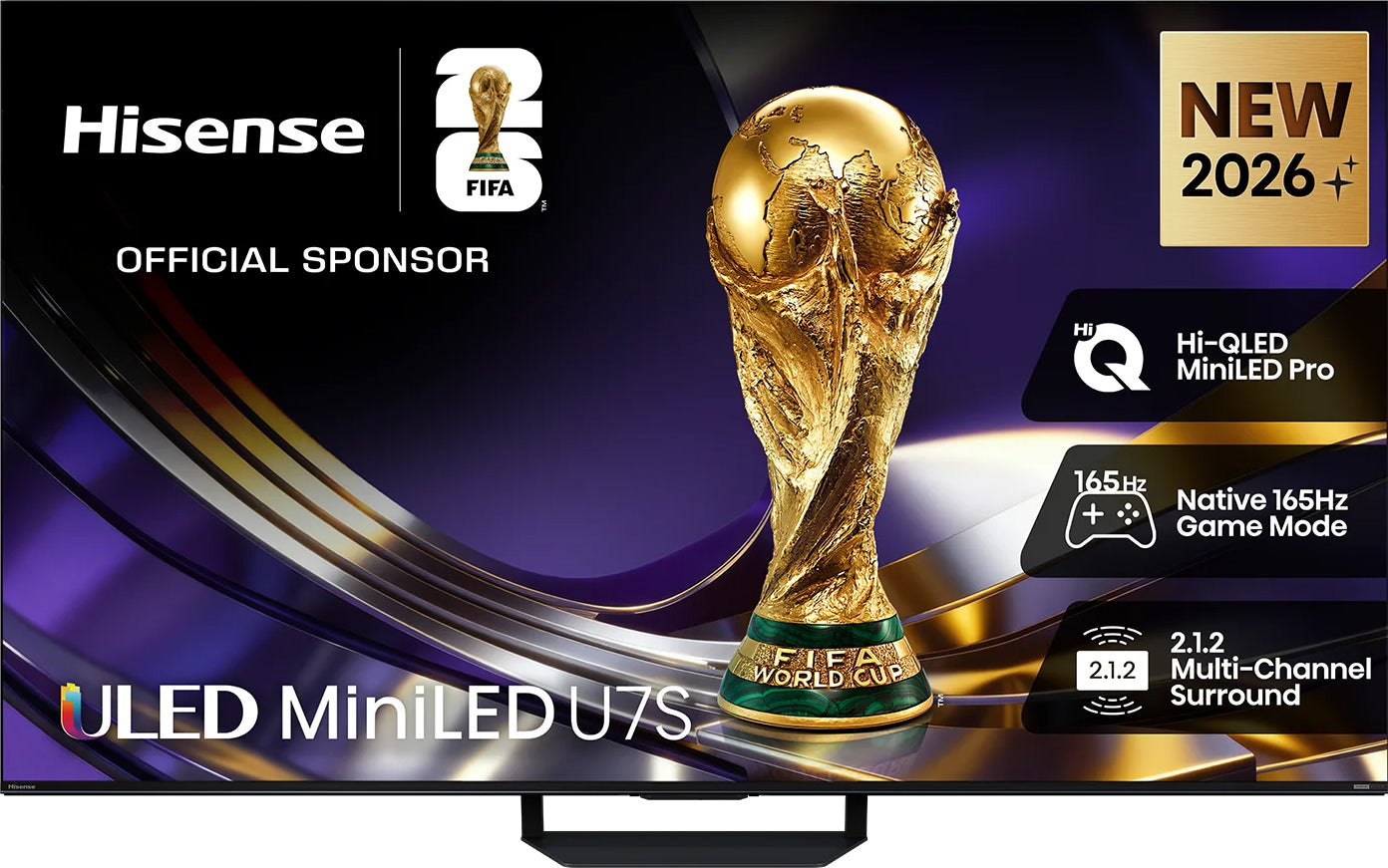 Hisense U7SAU 4K ULED Mini LED Smart TV