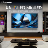 Hisense 75" Series U6S ULED Mini-LED 4K Smart TV 75U6SAU