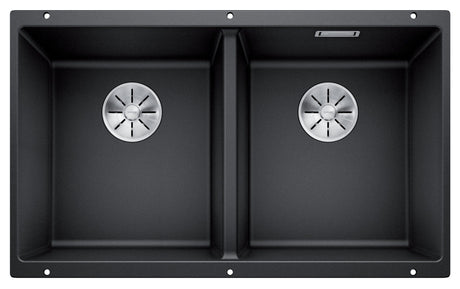 Blanco Rock Grey Double Bowl Undermount Granite Sink SUB350350UGK5 526854
