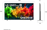 LG 85" QNED80 4K Smart QNED evo Mini LED AI TV 85QNED80BSA