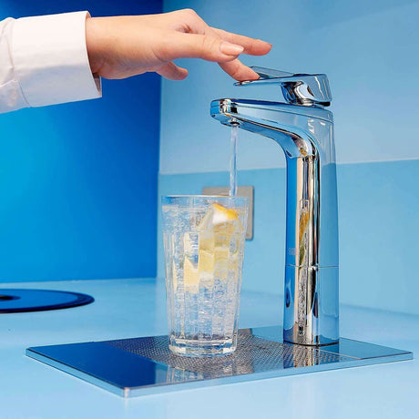 Billi B-5000 Brushed Metal XL Levered Dispenser Tap Boiling/Chilled 915000LBR