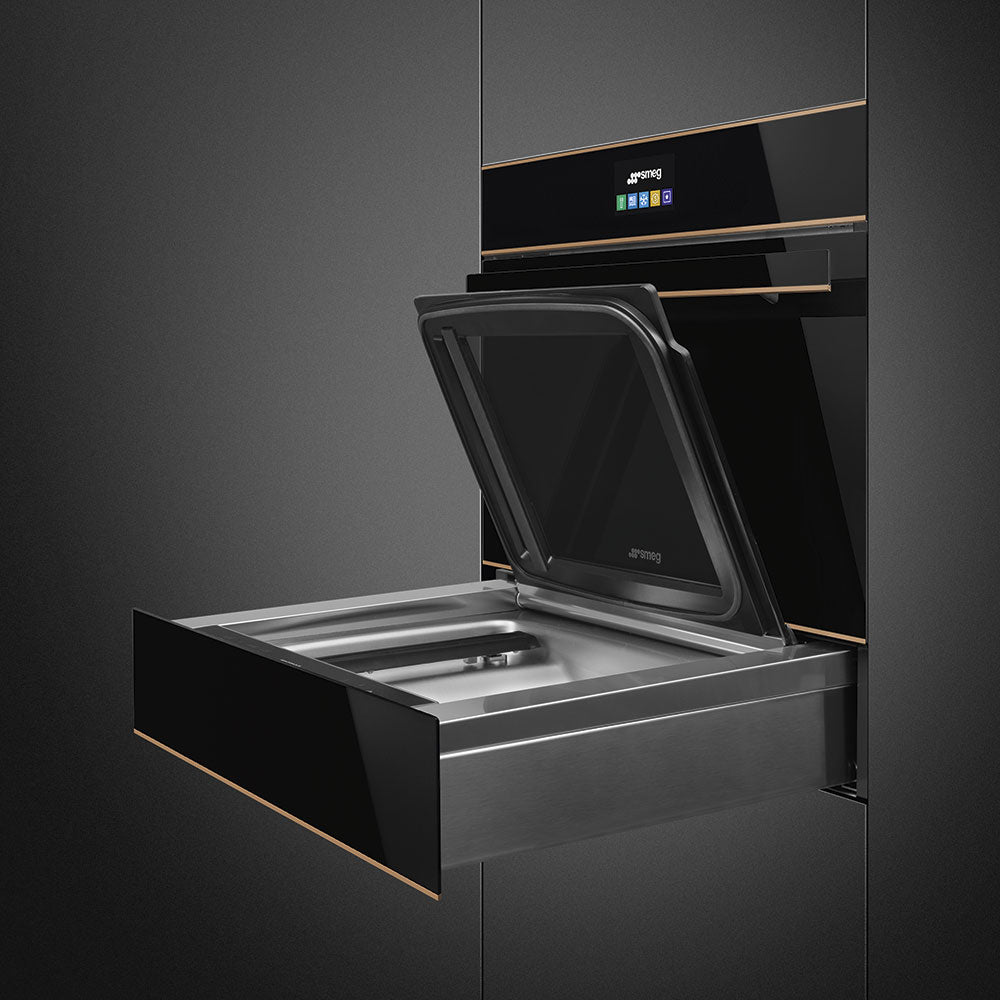 Smeg Dolce Stil Novo Vacuum Drawer Copper Trim CPV615NR
