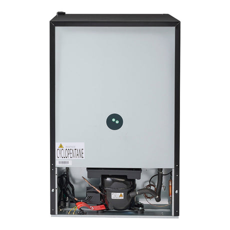 Husky 130L Single Glass Door Bar Fridge HUS130HDBLK
