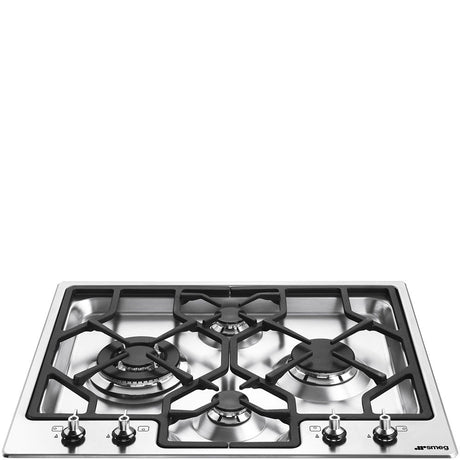 Smeg 60cm Stainless Steel Gas Cooktop PGA64