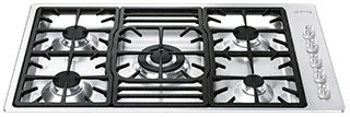 Smeg 90cm Stainless Steel Gas Cooktop PGA95-4