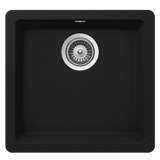 Abey Schock Quadro Onyx Small Single Bowl Inset/Undermount Granite Sink QN-100SB