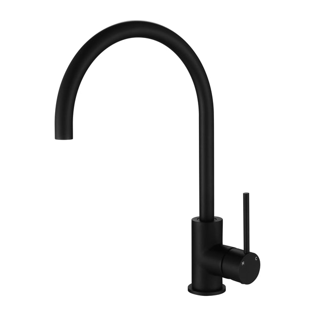 Modern National Star Mini Kitchen Mixer Tap Matte Black STRM004BK