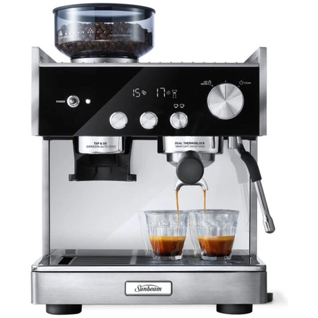 Sunbeam Origins Dual Espresso Coffee Machine EMM7300SS