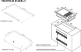 Artusi 80cm Built-In BBQ ABBQM2 | Greater Sydney Only
