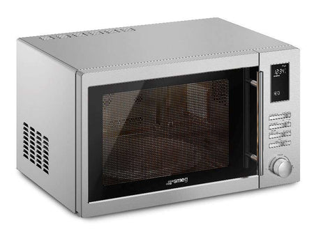 Smeg 34L Inverter Convection Microwave With Grill SAM34CXI