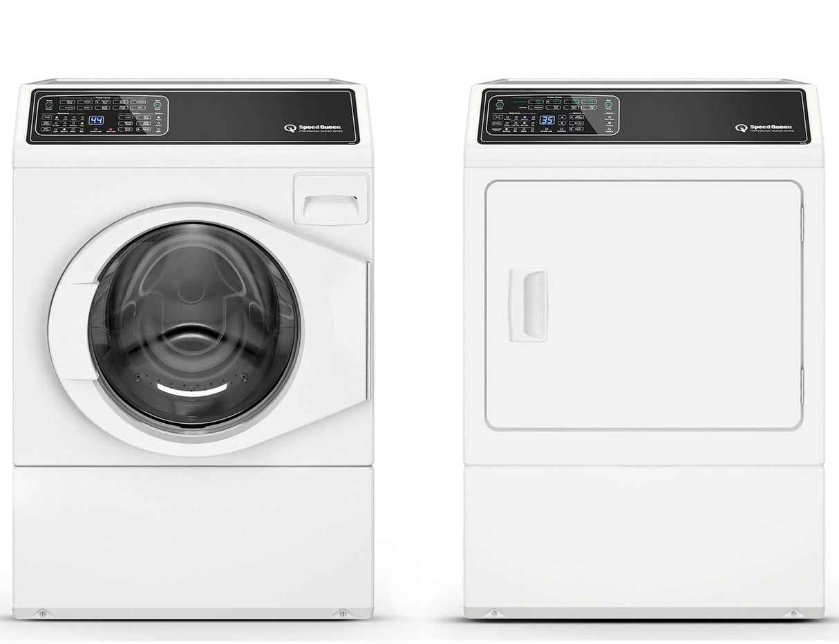 Speed Queen 10kg Washer + 9kg 20AMP Electric/Gas Dryer AFNE9B + ADEE8B/ADGE8B