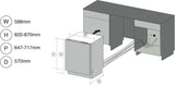 Artusi 60cm Fully-Integrated Dishwasher ADWFI700/1