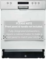 Artusi 60cm Semi-Integrated Dishwasher ADWSI601X