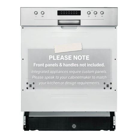 Artusi 60cm Semi-Integrated Dishwasher ADWSI601X