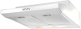Artusi 60cm White Fixed Rangehood AFR650W