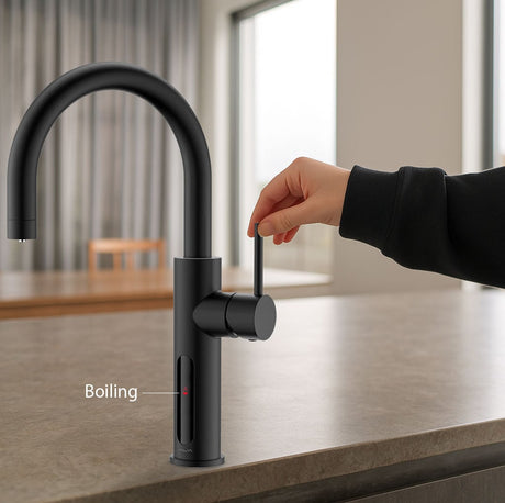 Alia X51 Intelligent Filtered Boiling Dispenser Tap Matte Black AG-BXMB