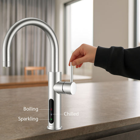 Alia X51 Intelligent Boiling/Chilled/Sparkling Tap Brushed Nickel AG-FX01NI