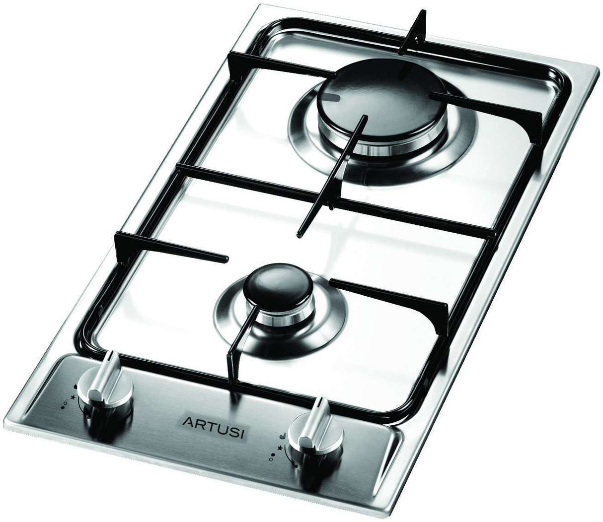 Artusi 30cm Domino-Style Stainless Steel Gas Cooktop AGH30XFFD