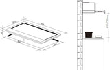 Artusi 90cm Gas Cooktop AGH91MB