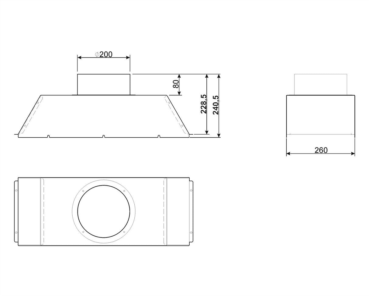 Smeg 2-1 Outlet Adaptor AIRKITDIAM