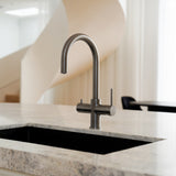 Alia M41 4-in-1 Filtered Boiling/Chilled Dispenser Tap Gunmetal Grey AG-CS-R41GM