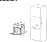 Artusi 60cm Electric Built-In Wall Oven AO6000MB