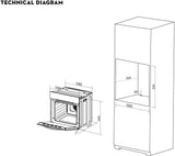 Artusi 60cm 66L Pyrolytic Electric Built-In Wall Oven AO6000MBP
