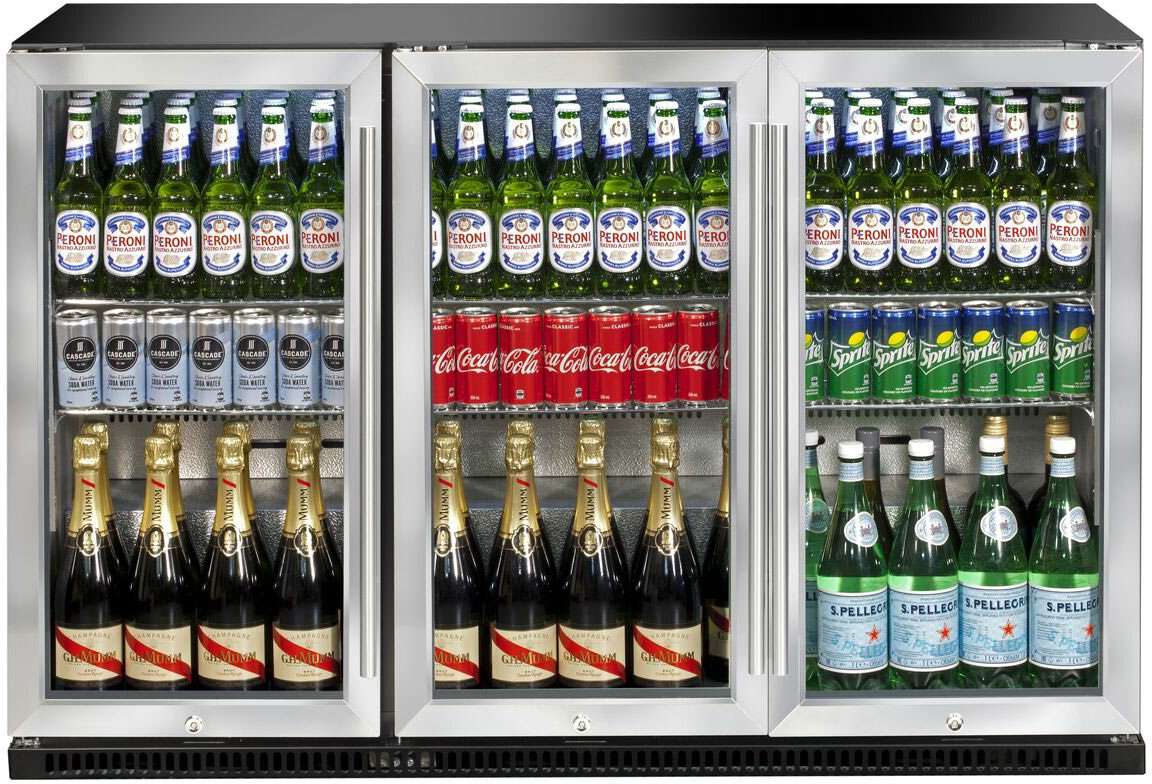 Artusi 307L 3 Door Outdoor Refrigerator AOF3S | Greater Sydney Only