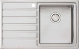 Oliveri Apollo Single Right Hand Bowl Inset/Undermount Sink With Drainer AP1422