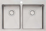 Oliveri Apollo 1 & 3/4 Double Right Hand Bowl Inset/Undermount/Flush Sink AP1426