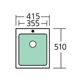 Oliveri Apollo Standard Bowl Inset/Undermount/Flush Sink AP1451