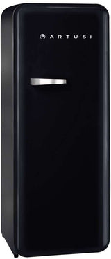 Artusi 277L Retro Top Mount Black Refrigerator ARET330B | Greater Sydney Only