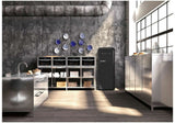 Artusi 277L Retro Top Mount Black Refrigerator ARET330B | Greater Sydney Only