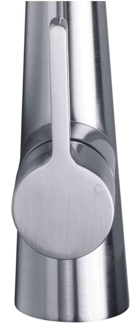 Artusi Gooseneck Pullout Kitchen Mixer Tap Brushed Nickel ASM501BN