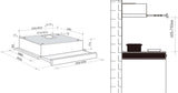 Artusi 90cm Slideout Rangehood ASO920X