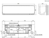 Fujitsu 6.0kW Cool / 7.2kW Heat Split System Air Conditioner ASTH22KMTD