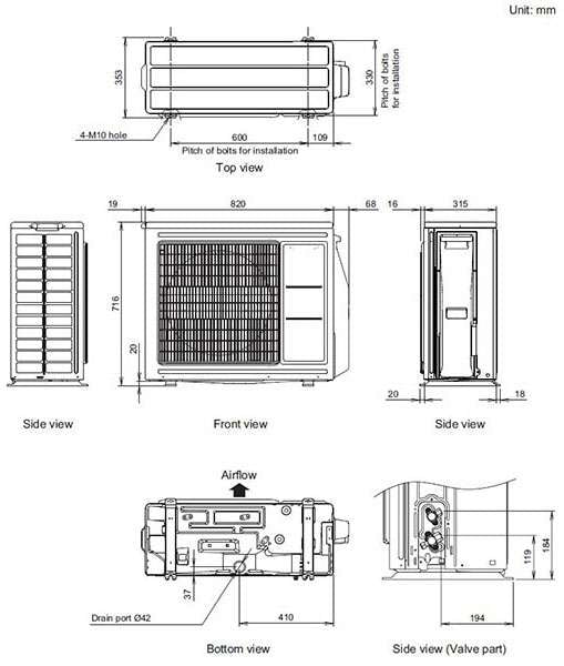 Fujitsu 6.0kW Cool / 7.2kW Heat Split System Air Conditioner ASTH22KMTD