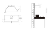 Artusi 60cm Concealed Undermount Rangehood AUM60NS